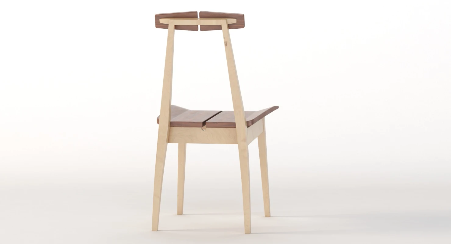 Design Bros Marumi Chair By Reiji Yamazaki 3D Model_05